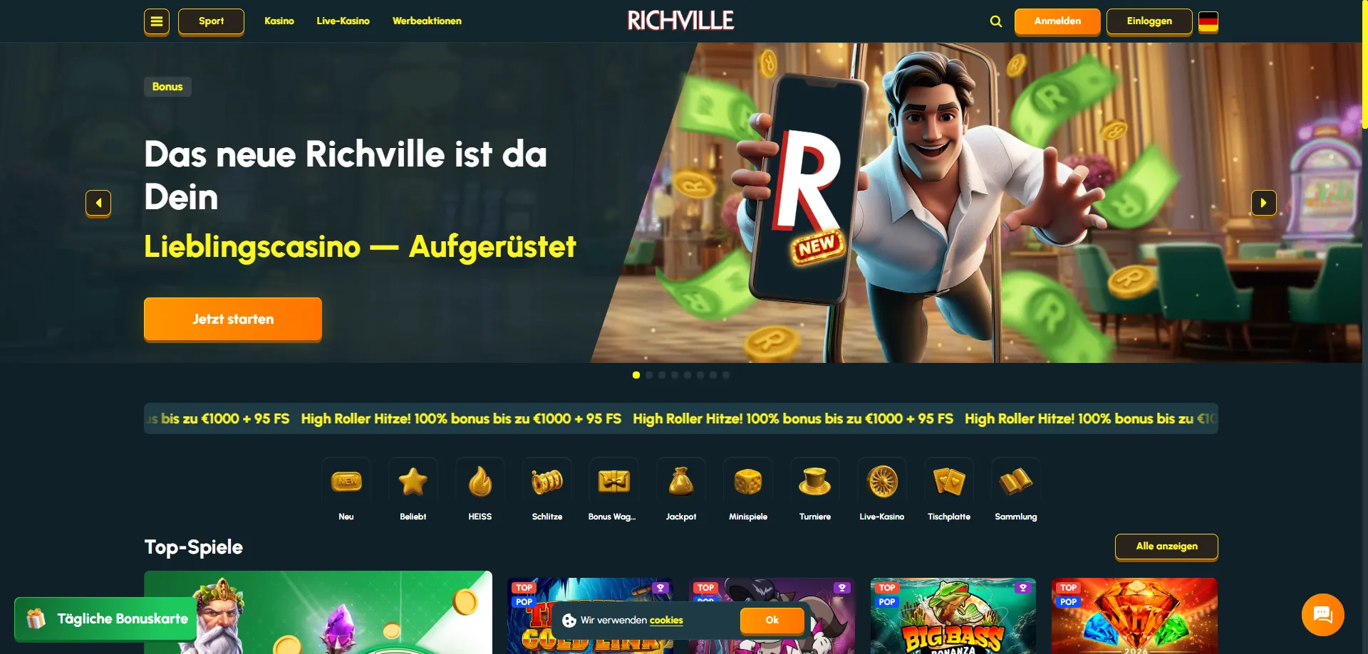 Richville Casino Übersicht für österreichische Spieler 2026